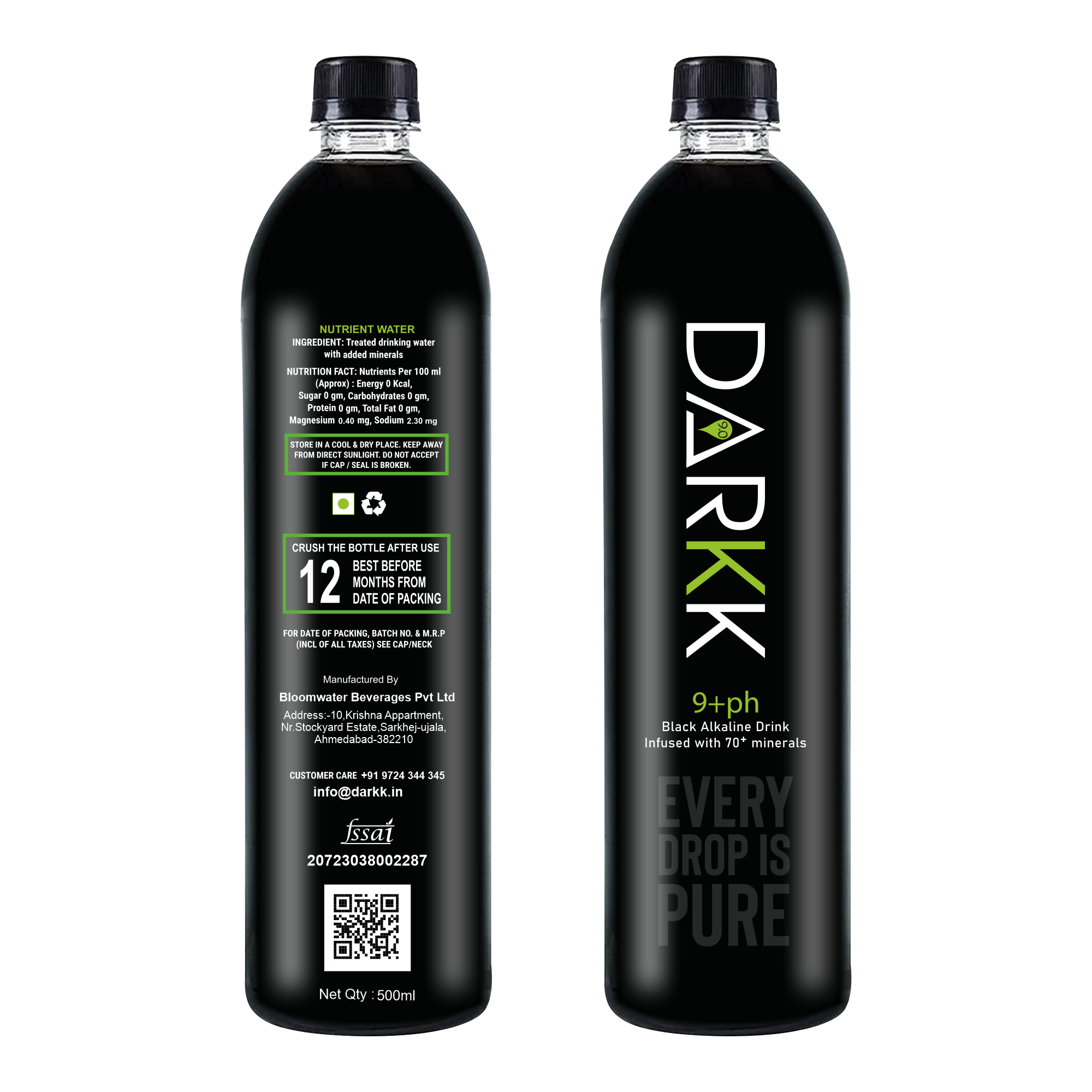 500 ML Black Water