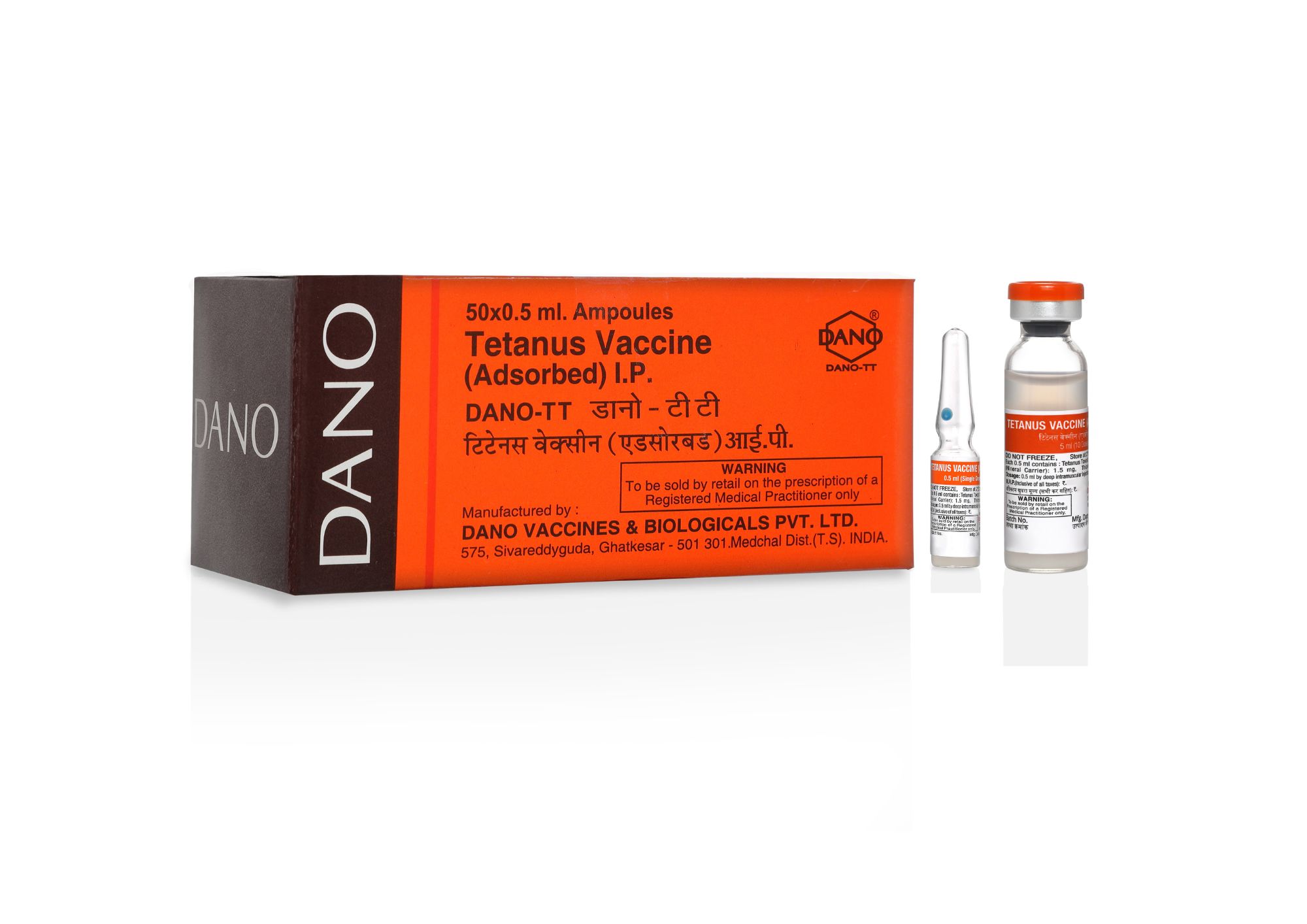DANO-TT Tetanus Vaccine Adsorbed