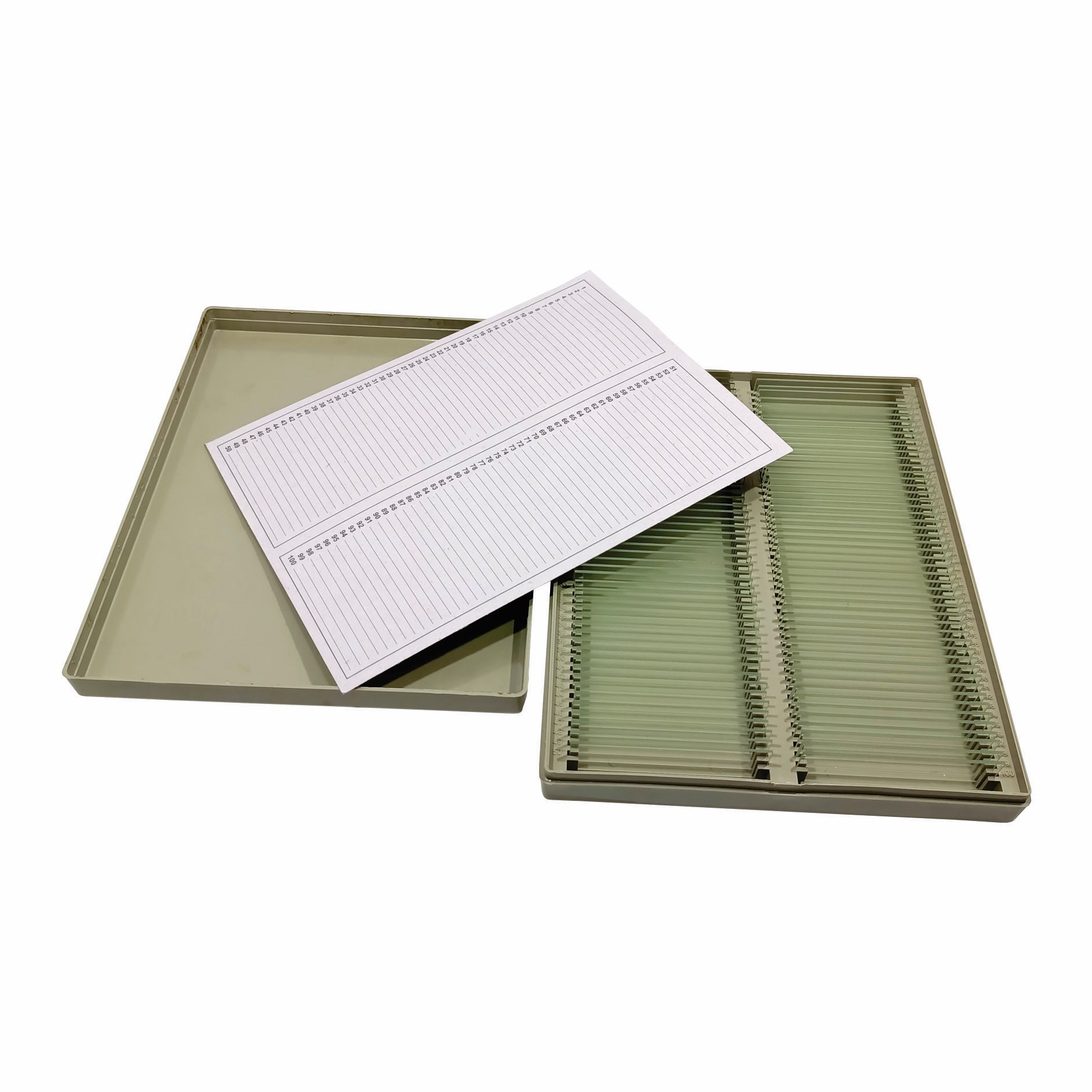 PLAZA 100 CAP PLASTIC SLIDE BOX