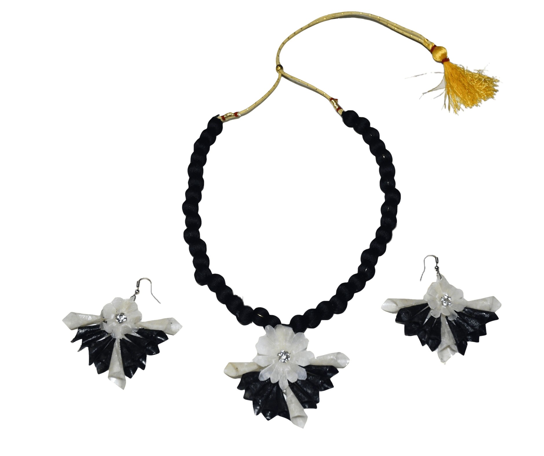  Jhalmuri patten earring necklaces set 