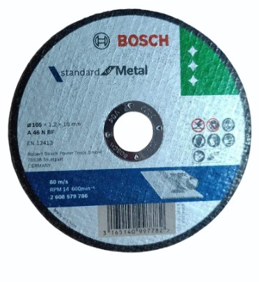 Bosch 4 Inch Cutting Wheel- 2608579786 Pack of 10