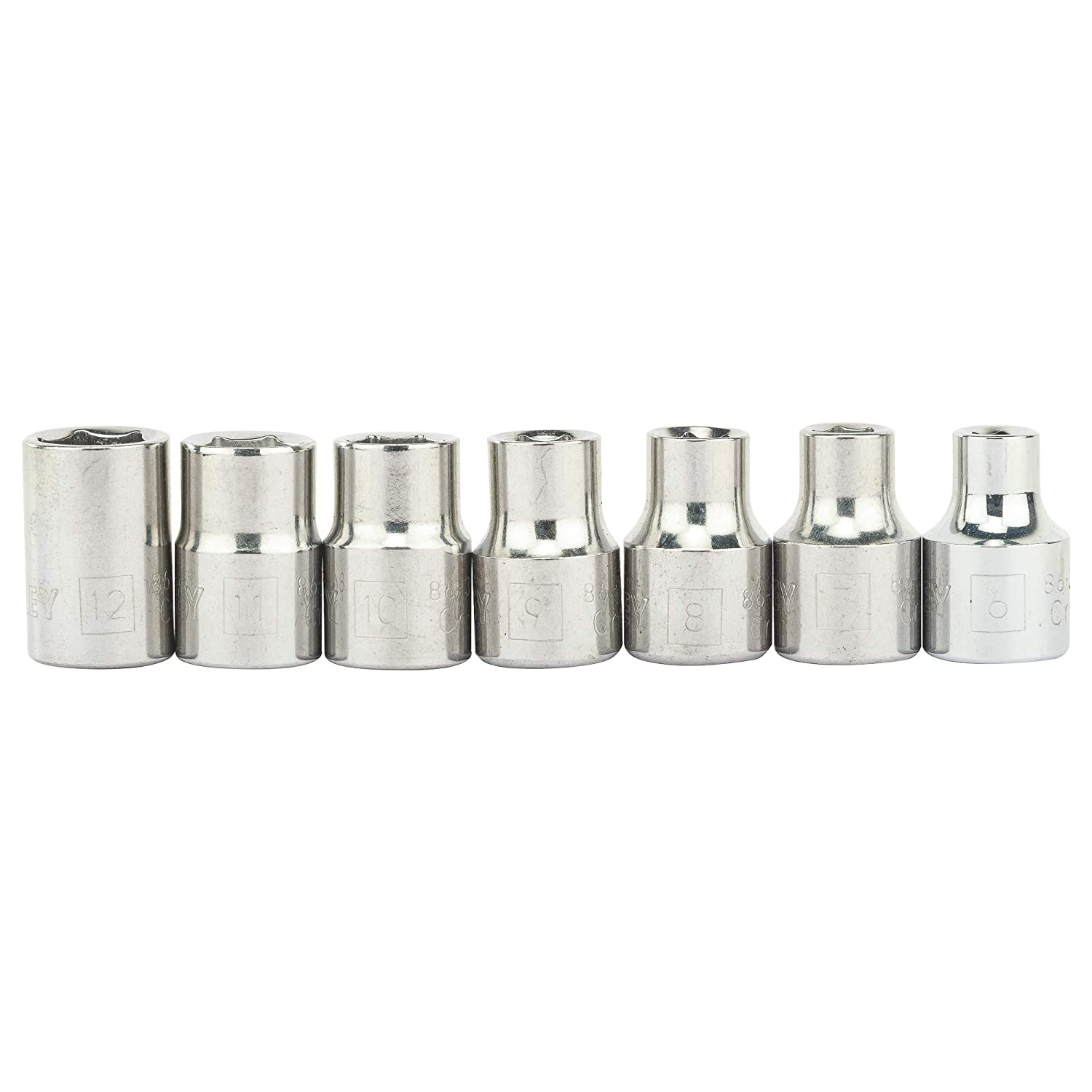 Stanley-1-89-035-24Pc 3/8 Sq.Dr 6Pt Socket Set Met