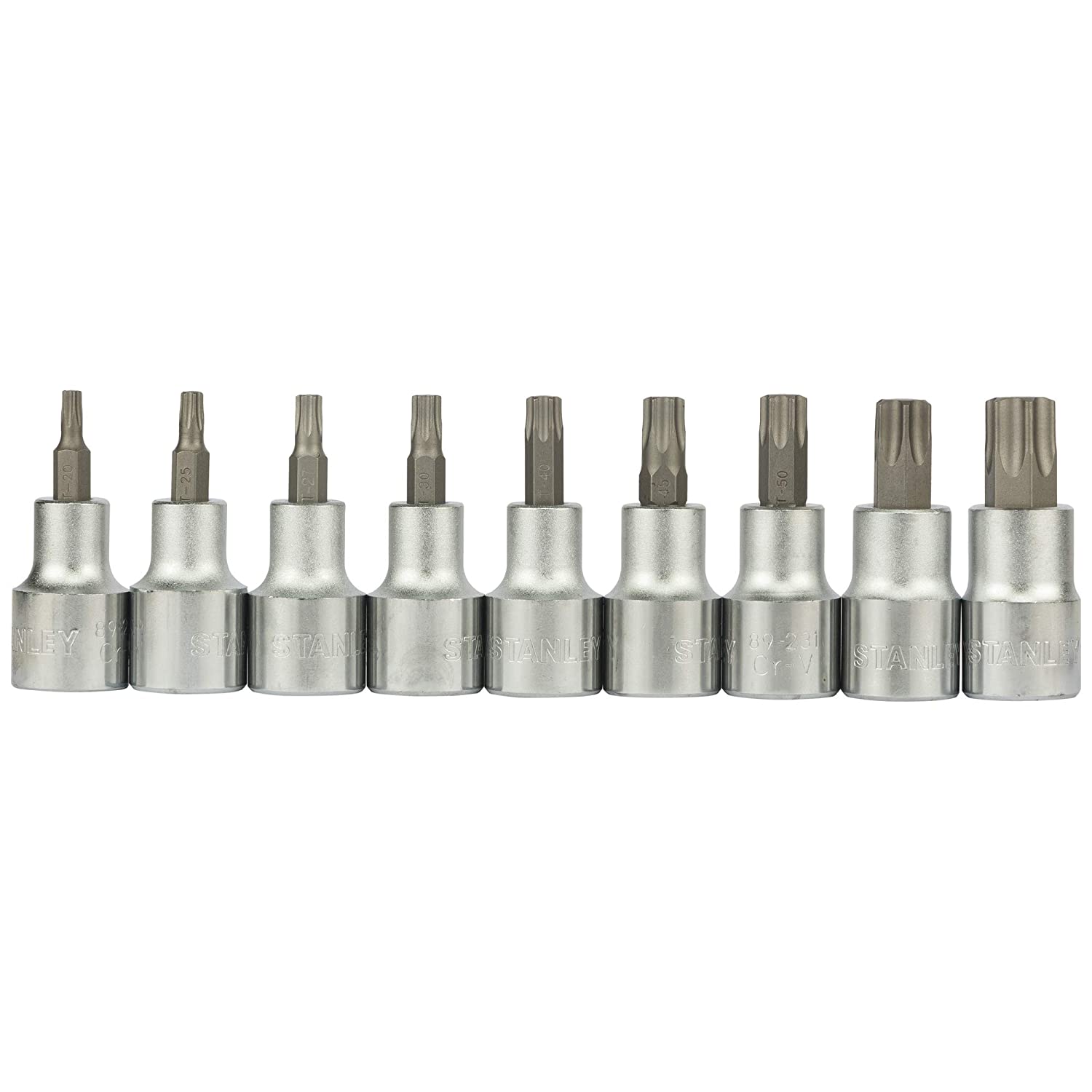 Stanley-89-101-19 Pcs 3/4 DR Metric 12 Point Socket Set