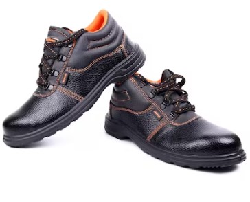 Hillson Beston PVC Single Density Safety Shoe For Men Size-10  UK/India