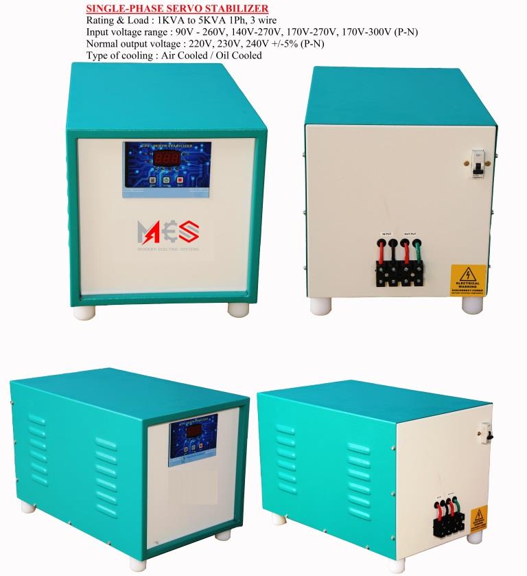 SINGLE PHASE SERVO STABILIZER