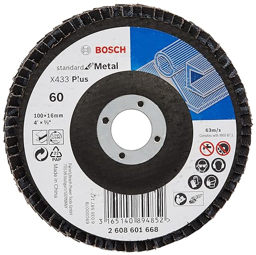 Bosch 100mm x 433 Flap Disc - 60G