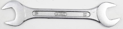 Ajay Double Ended Open Jaw Spanner 18x19