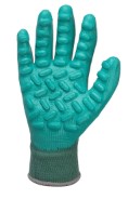 BLACK + DECKER BXPG0365IN-L Antivibration Supported Hand Gloves Having 10 Gauge Poly Cotton Liner, Latex Coated, Size - Large