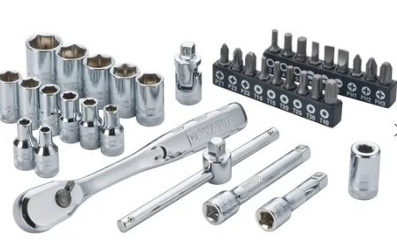 DEWALT-DWMT19238-1-37PC 1/4 SD SOCKET SET (MM)