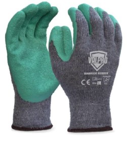 Midas Valpro Warrior Rubber Super economy latex palm coated Hand Gloves 
