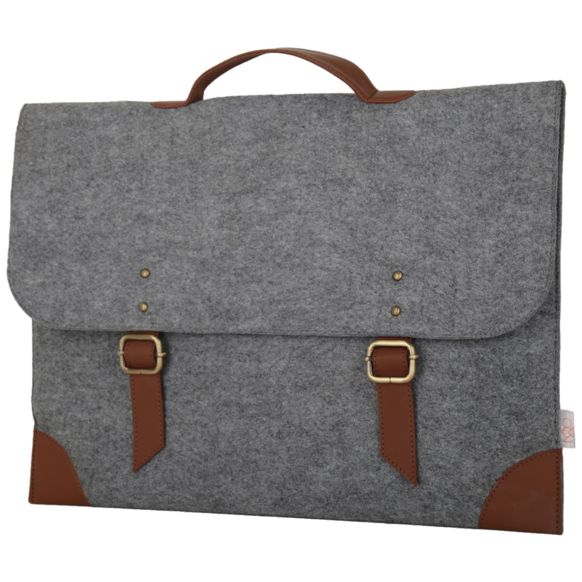 OON Leather Nonwoven Felt laptop bag 