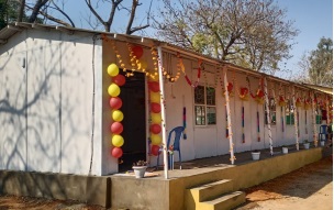 Prefab Hut/House of Size 4.88 M X 9.76 M (As Per GeM Drawing)