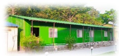 Prefab shelter using PUF panels of different sizes