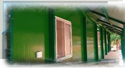 Prefab Shelters With PUF Panel of Size 7.620 M X 10.661