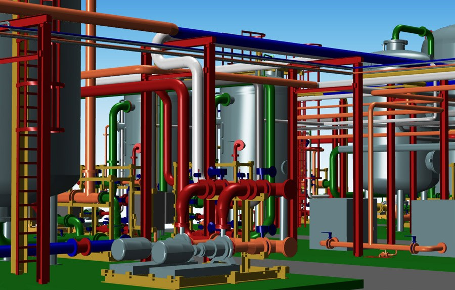 Autodesk plant 3d Projects