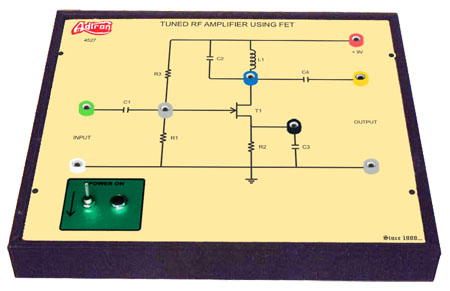 Tuned RF Amplifier Using FET Trainer