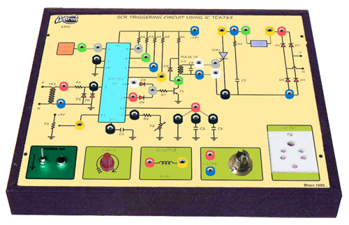 SCR Triggering Circuit Using IC TCA 785 Trainer      