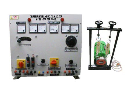 3 f AC Motor Setup For Speed Control & Torque Test (1 HP Motor)      