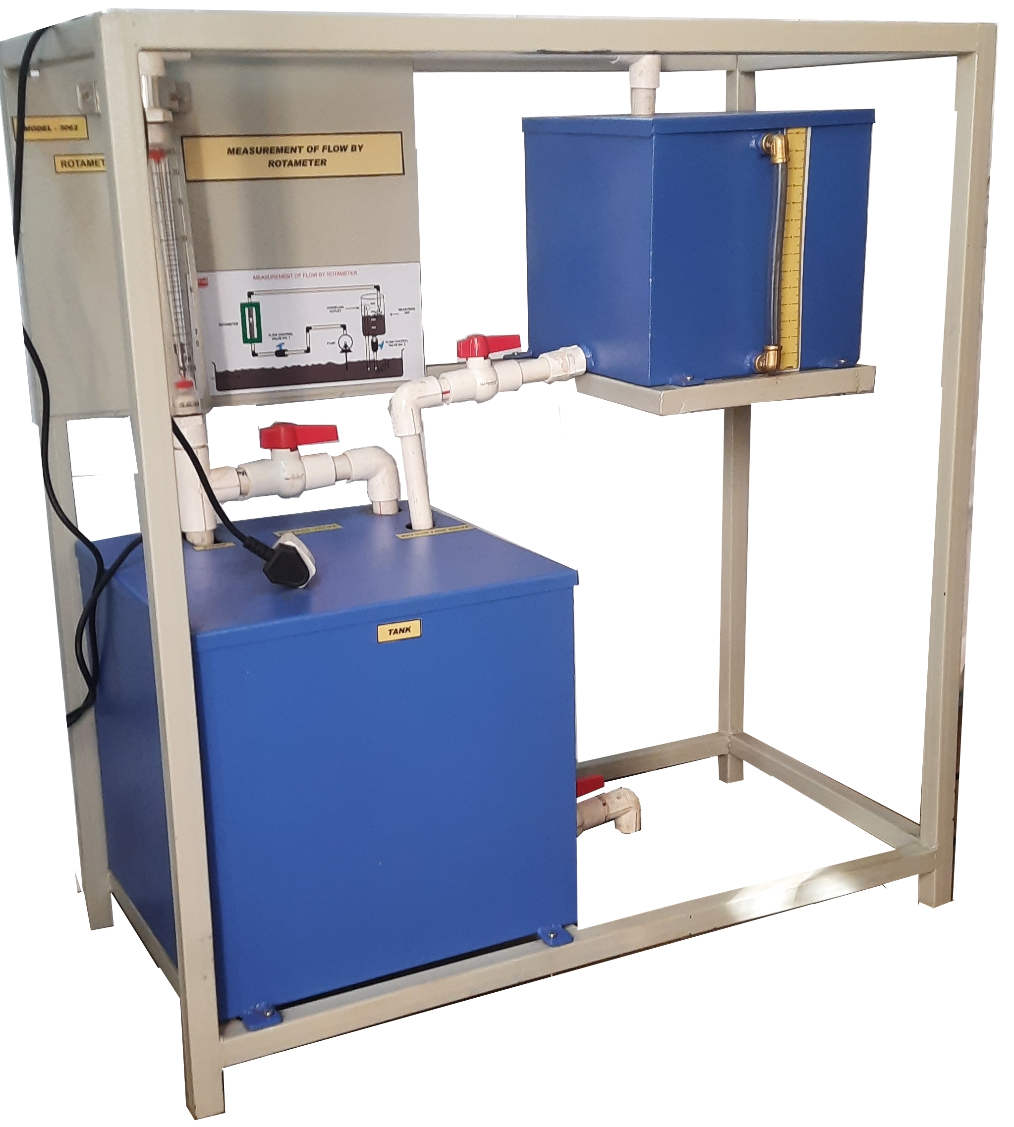 Measurement of Flow by Rota Meter Trainer      