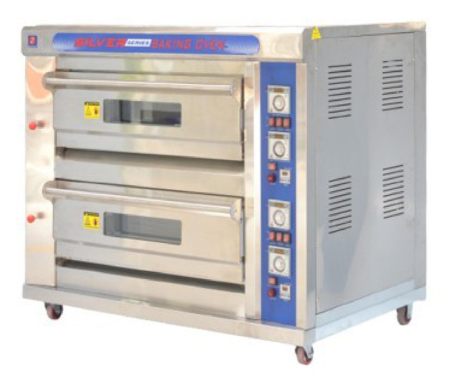GAS OVEN  TWO DECK FOUR TRAY  WITHOUT STONE 