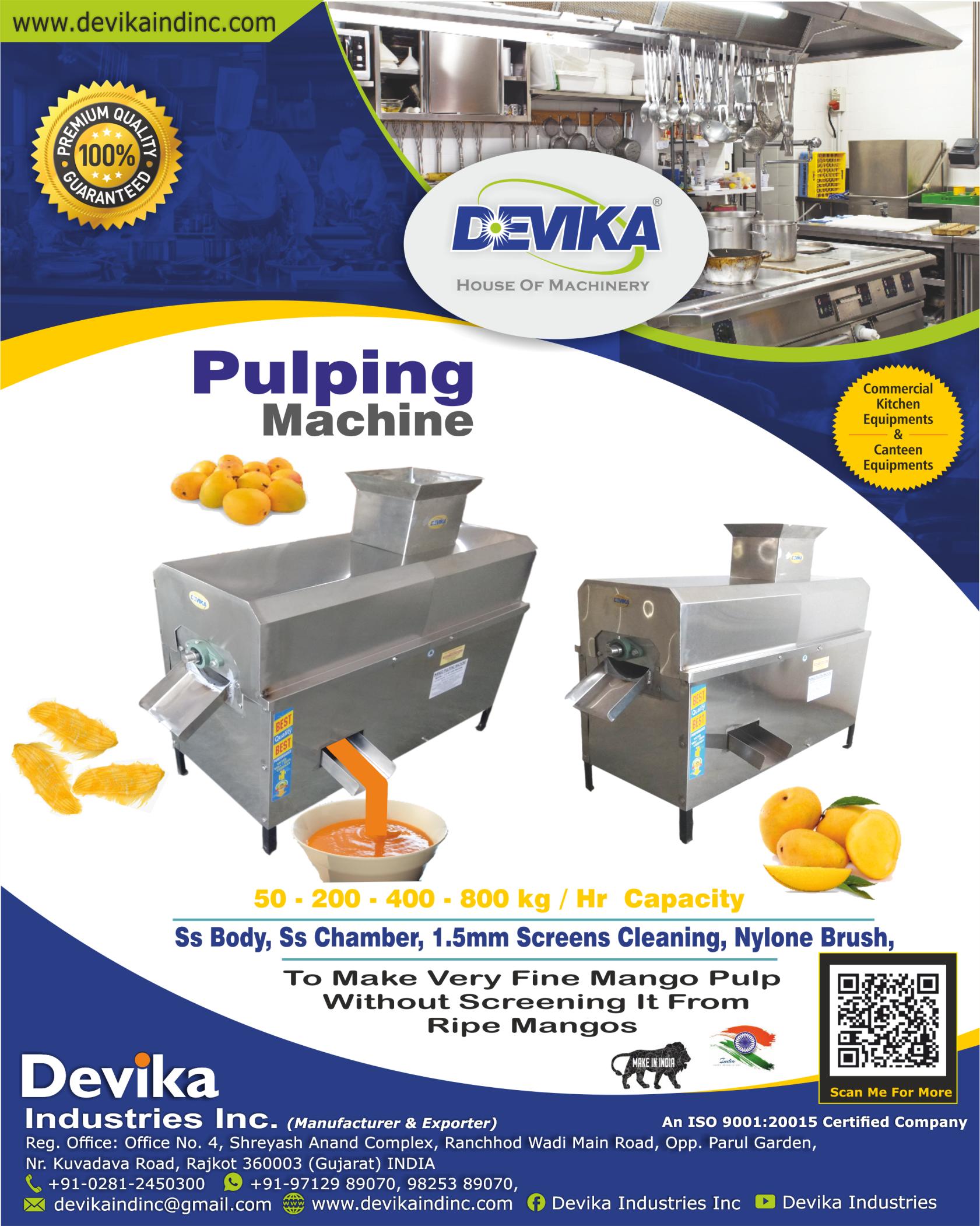 MANGO PULP MACHINE