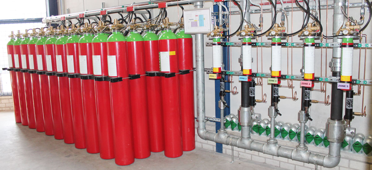 Novec 1230 Gas Flooding System - 25 Bar