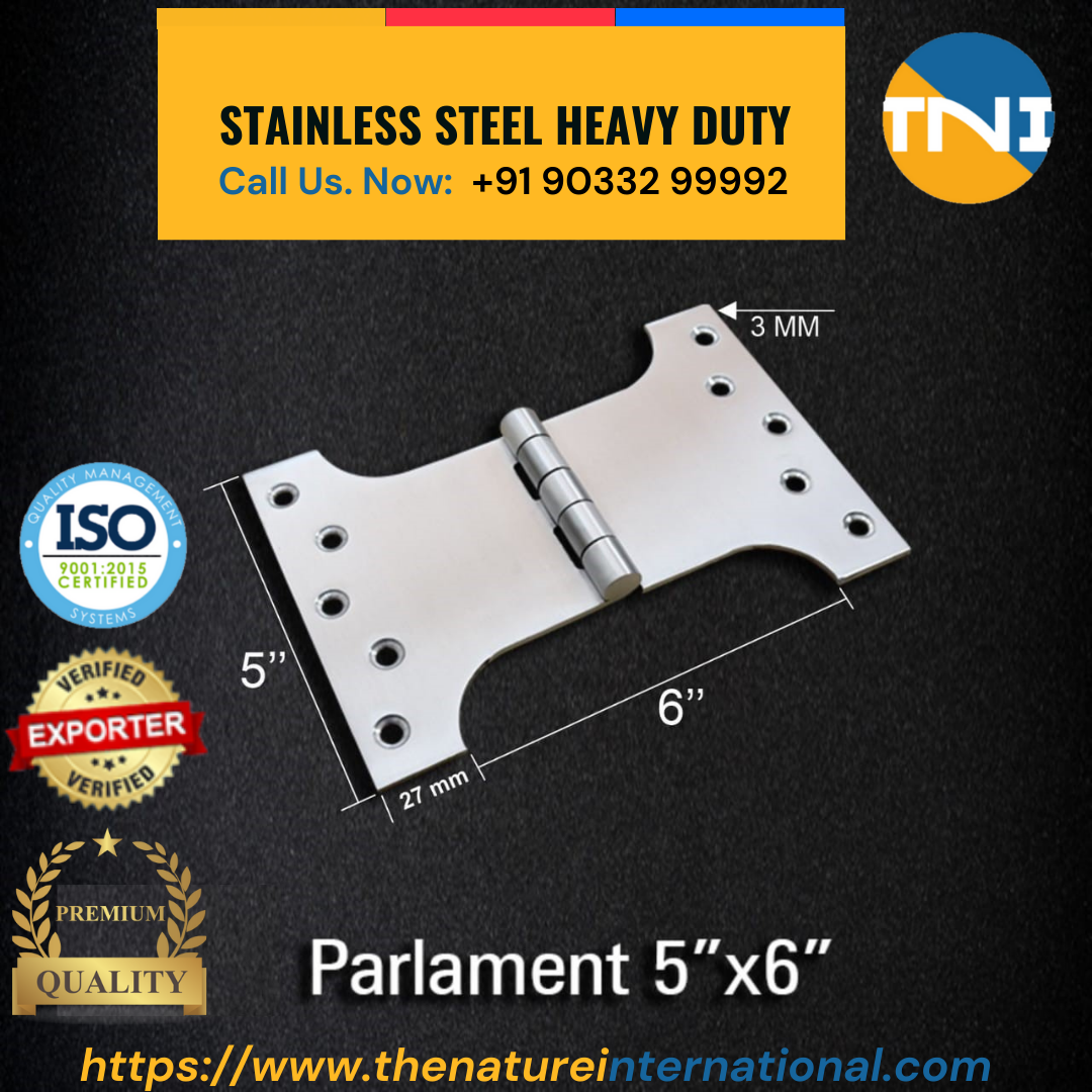 SS PARLAMENT HINGES | SS202 | Brand Name: T N I