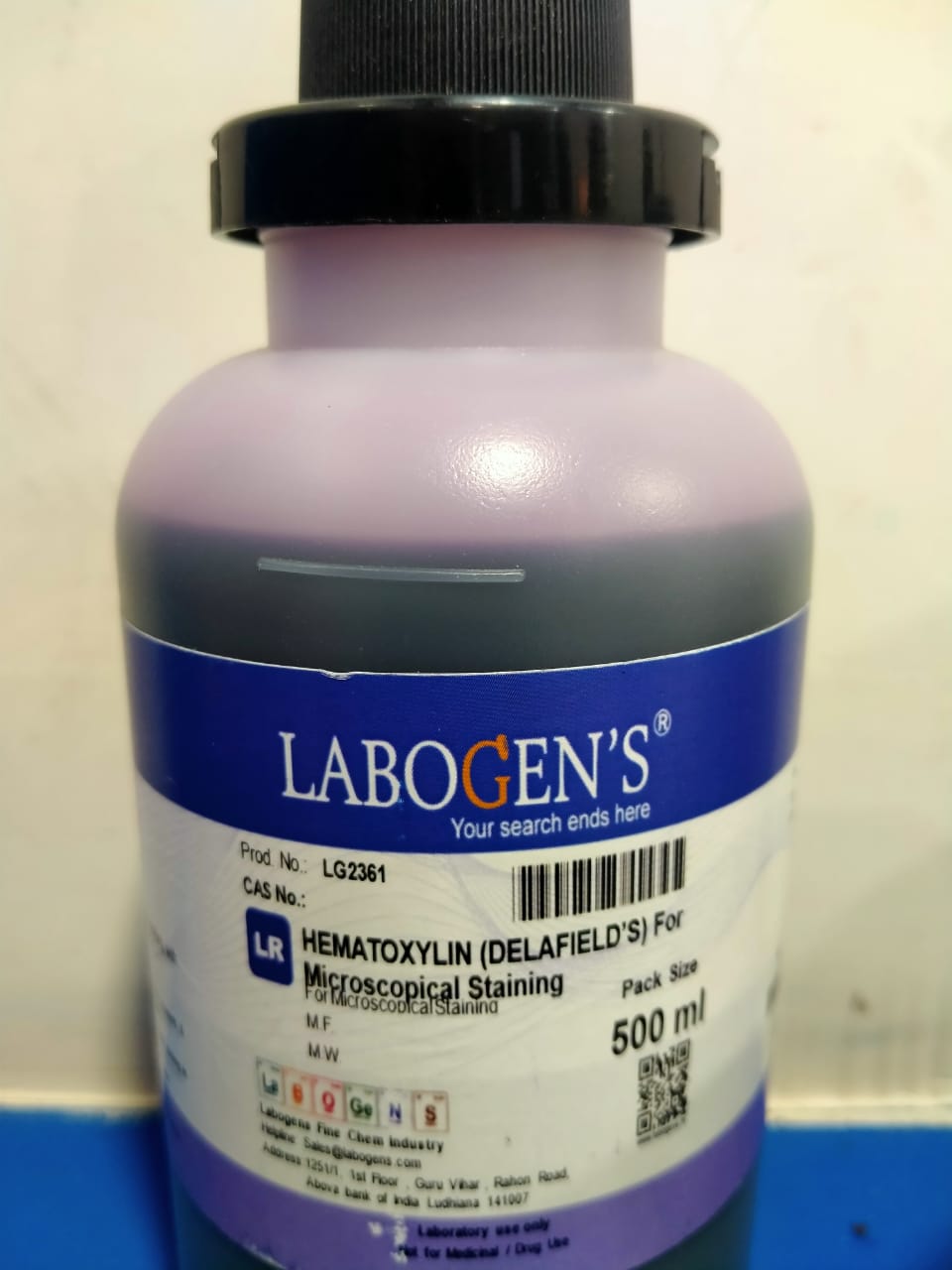 HEMATOXYLIN(DELAFIELD) FOR MICROSCOPICAL STAINING