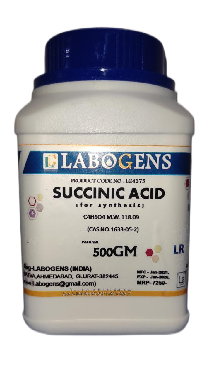 SUCCINIC ACID AR 500GM  99.5%