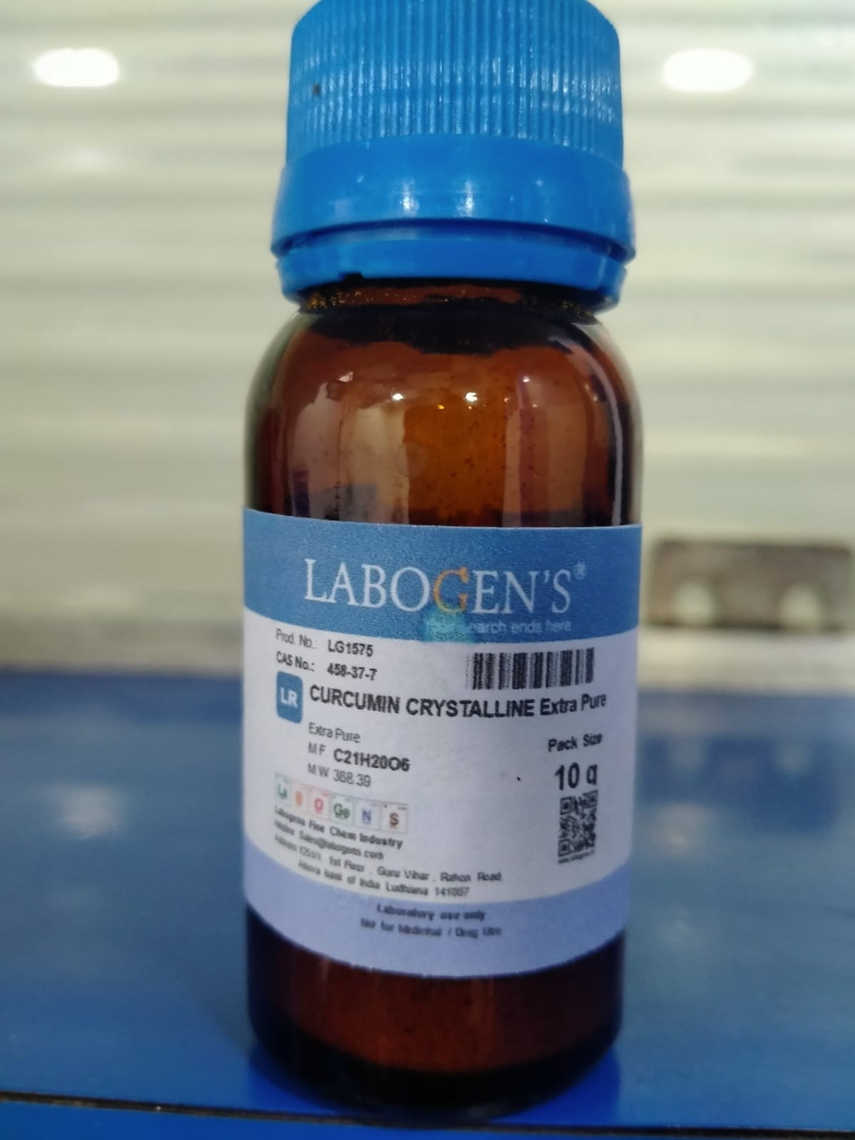 CURCUMIN CRYSTALLINE EXTRA PURE