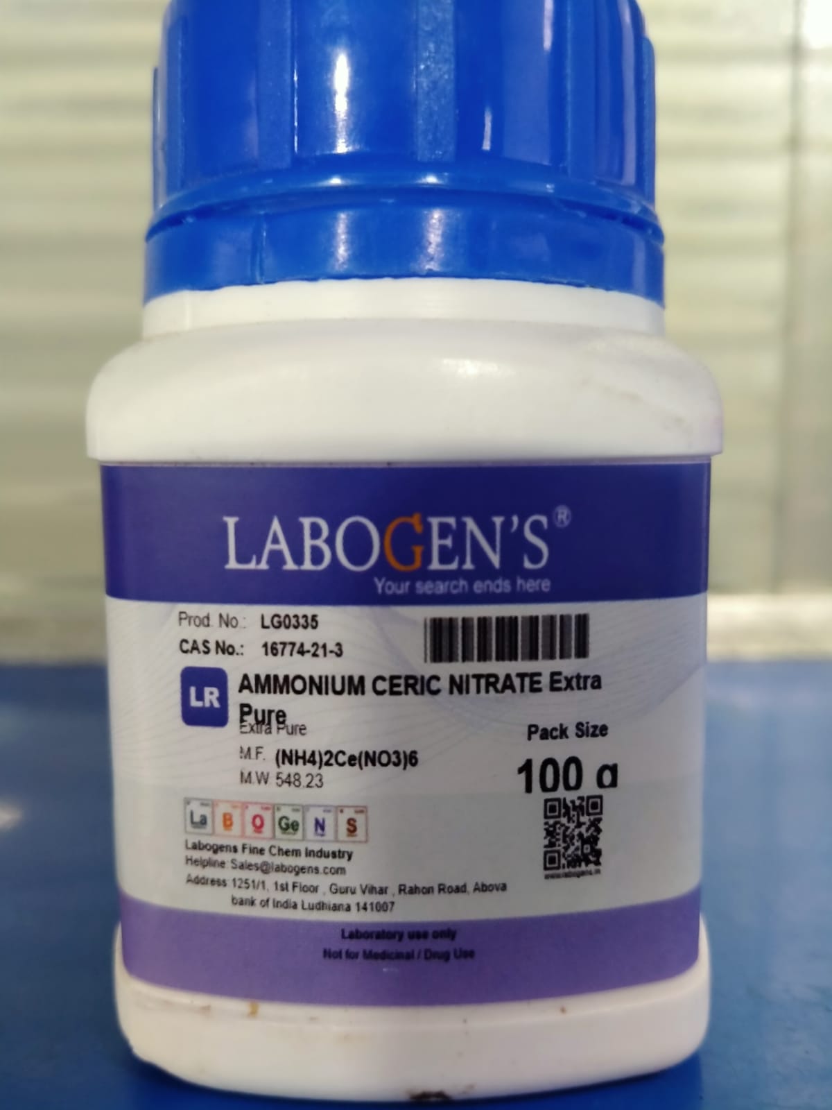 AMMONIUM CERIC NITRATE EXTRA PURE