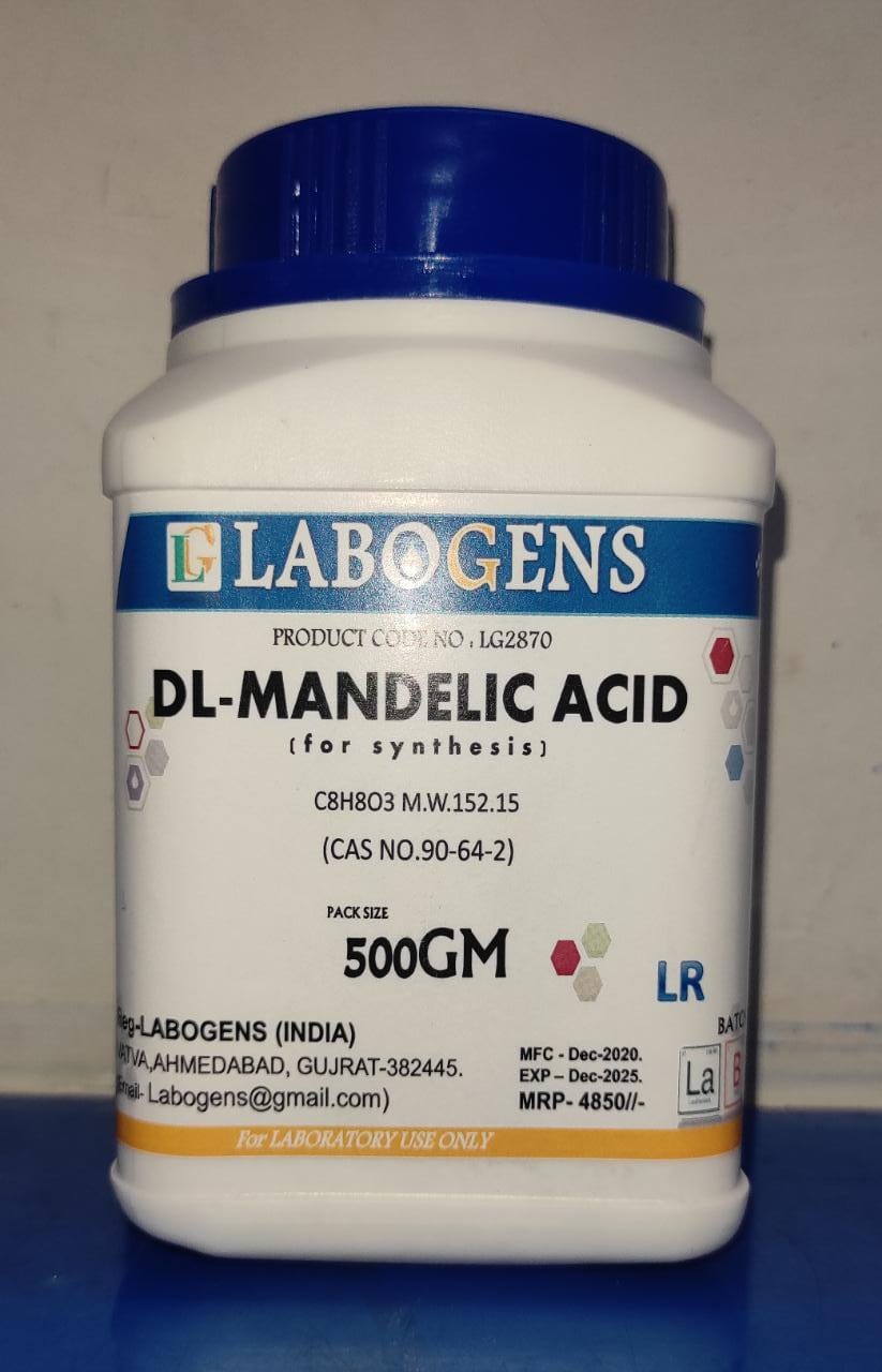 DL-MANDELIC ACID Extra Pure 500GM  99%