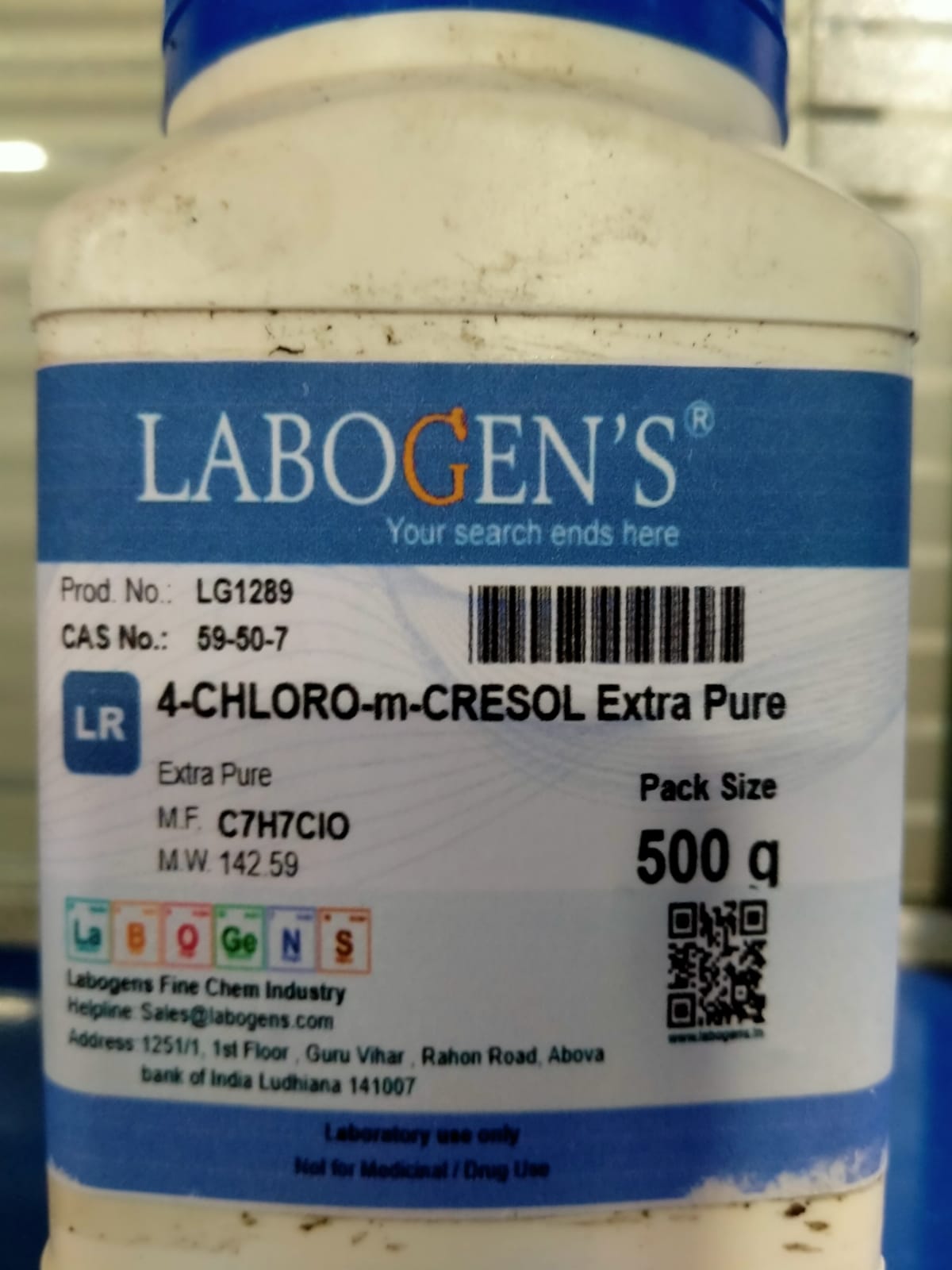 4-CHLORO-M-CRESOL EXTRA PURE