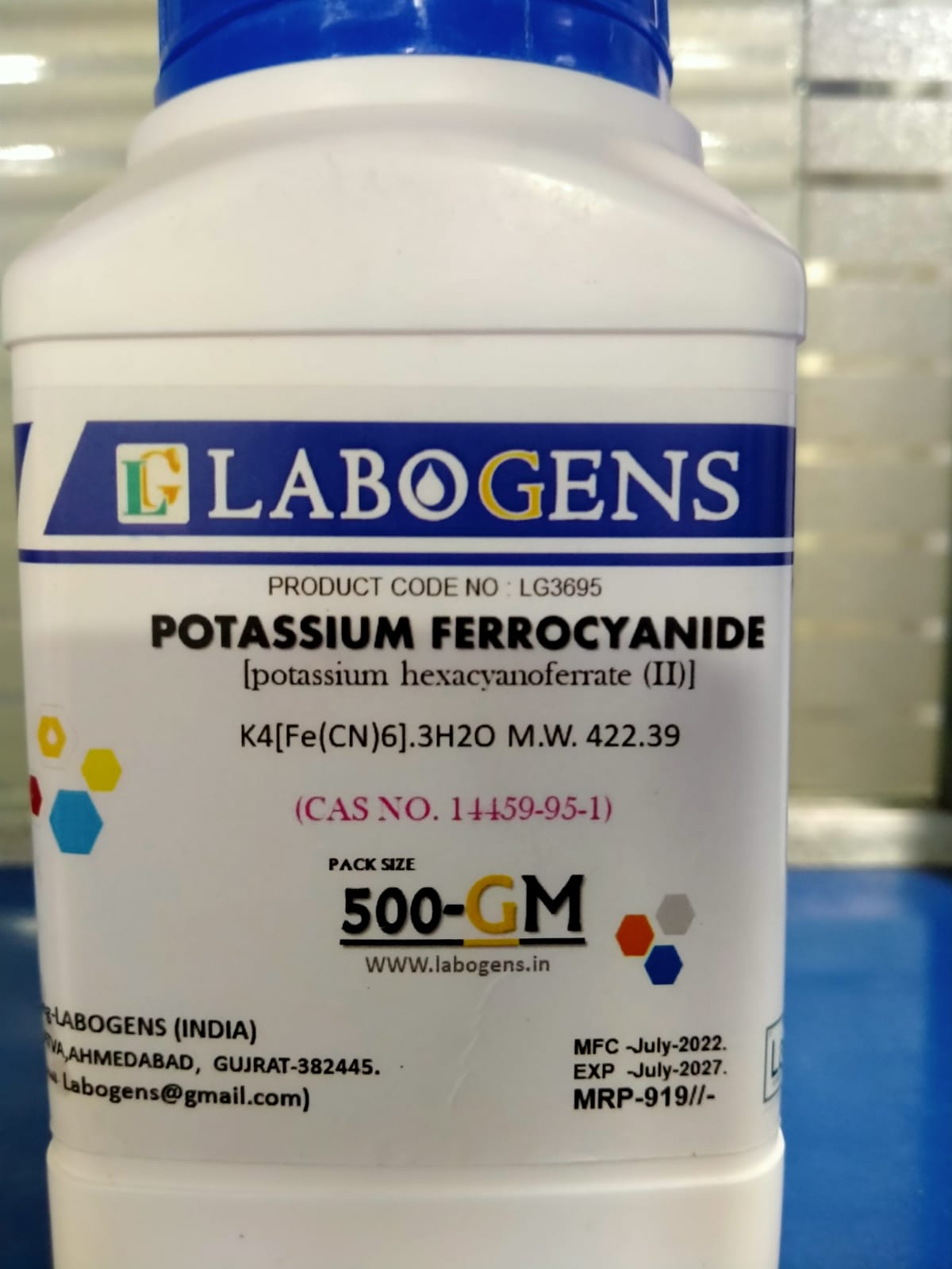 POTASSIUM FERROCYANIDE
