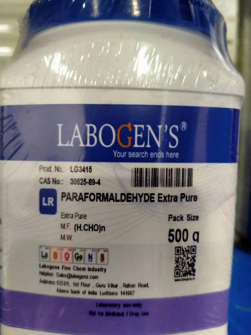 PARAFORMALDEHYDE EXTRA PURE