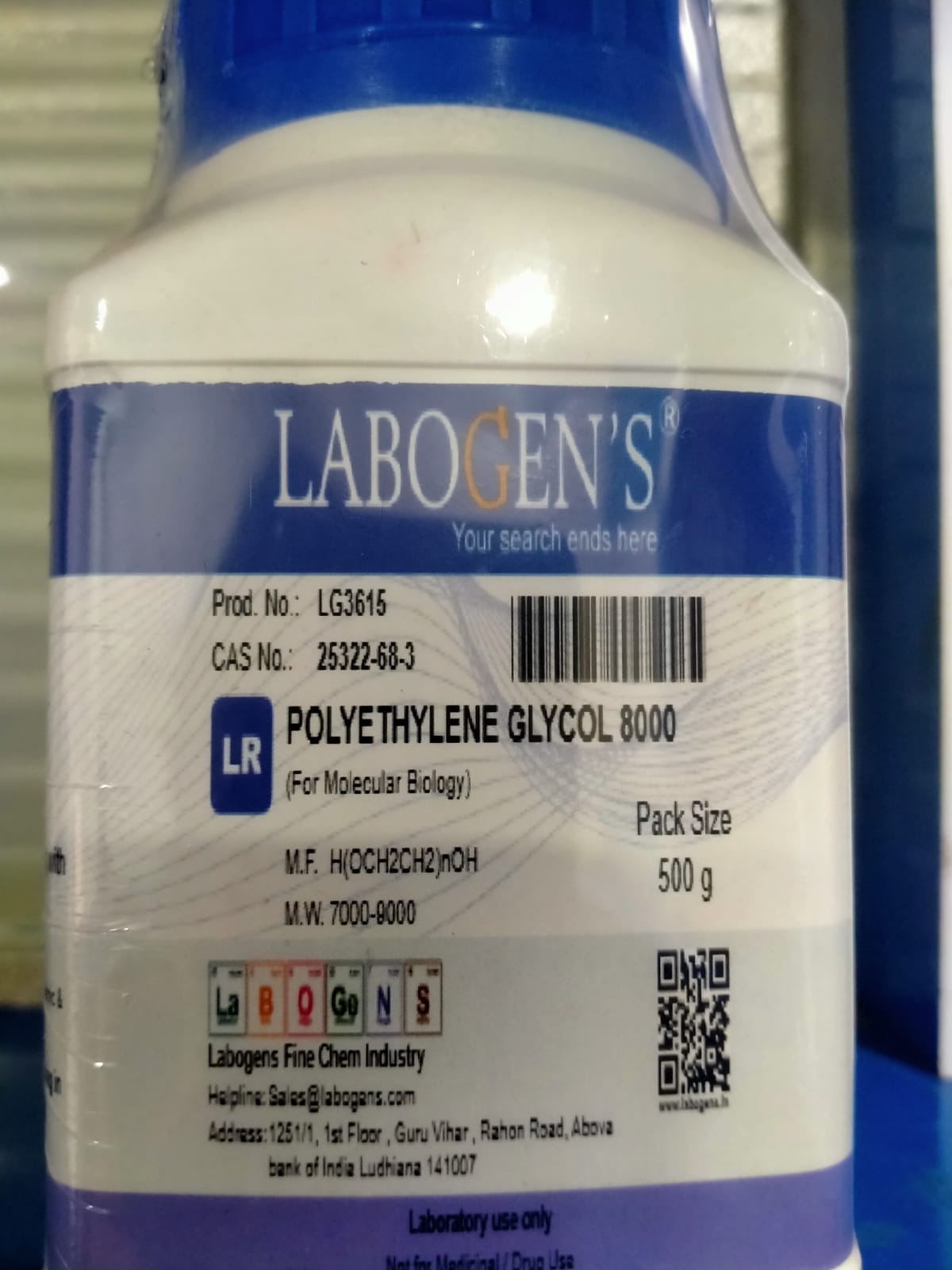 PLYETHYLENE GLYCOL 8000