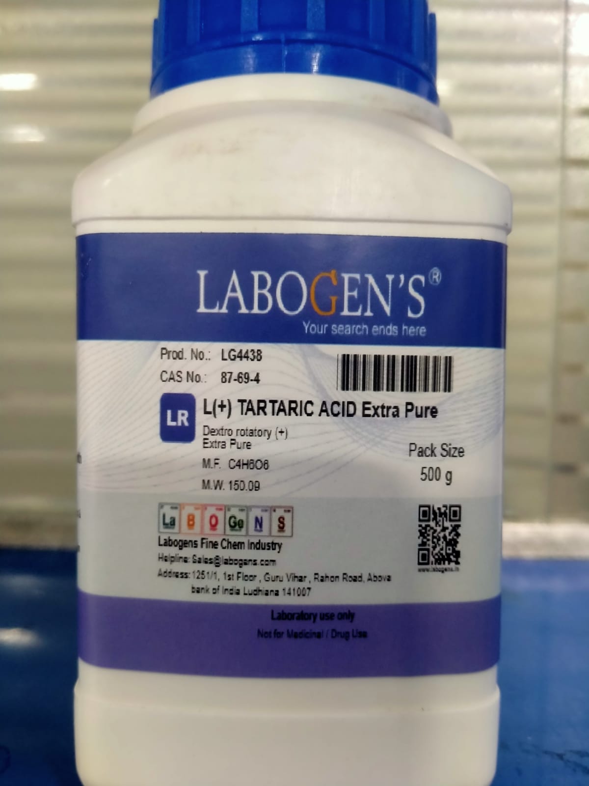 L+TARTARIC ACID EXTRA PURE