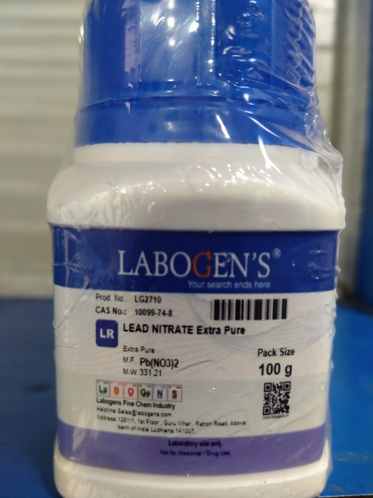 LEAD NITRATE EXTRA PURE