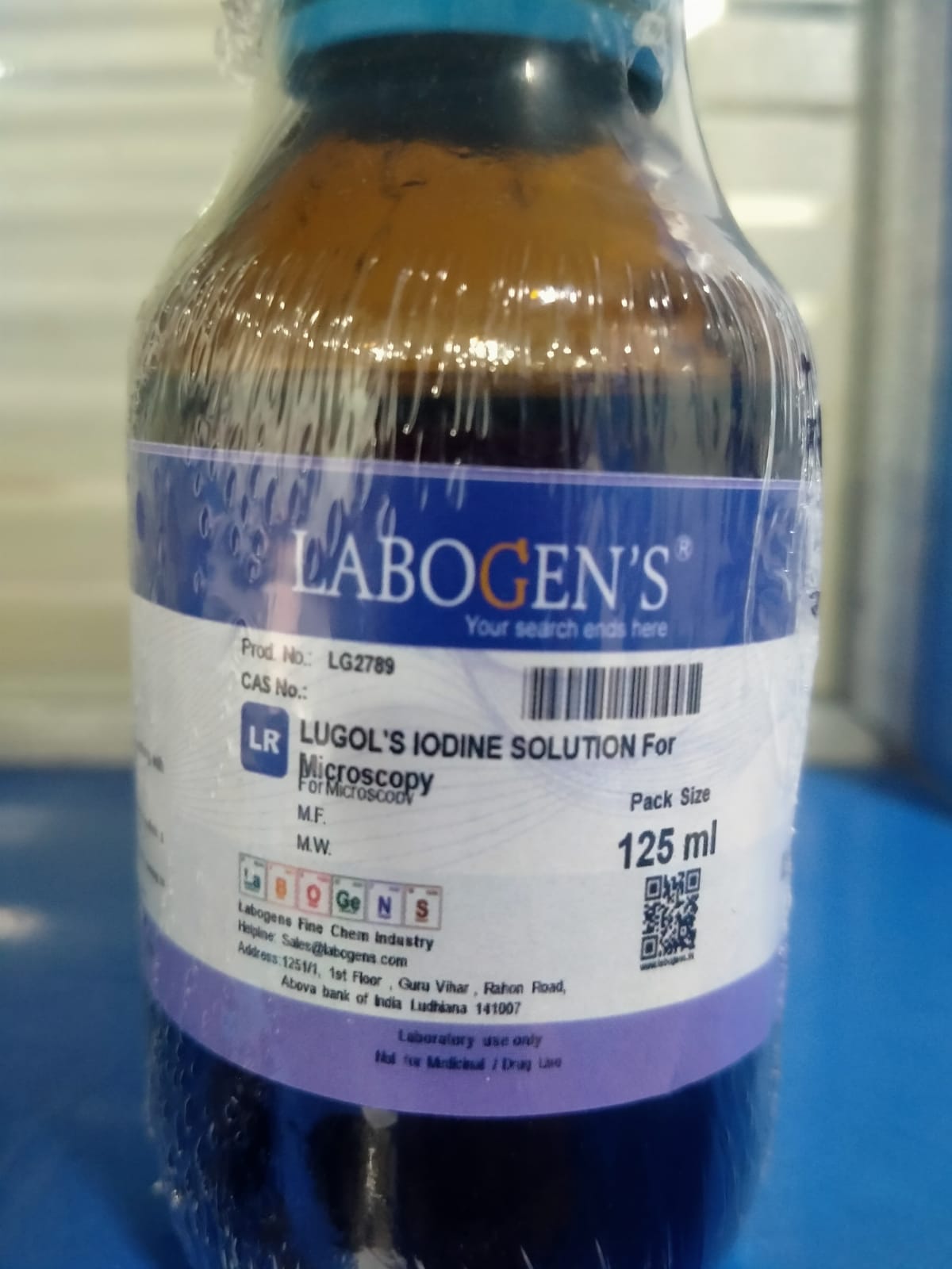 LUGLO'S  IODINE SOLUTION FOR MICROSCOPY