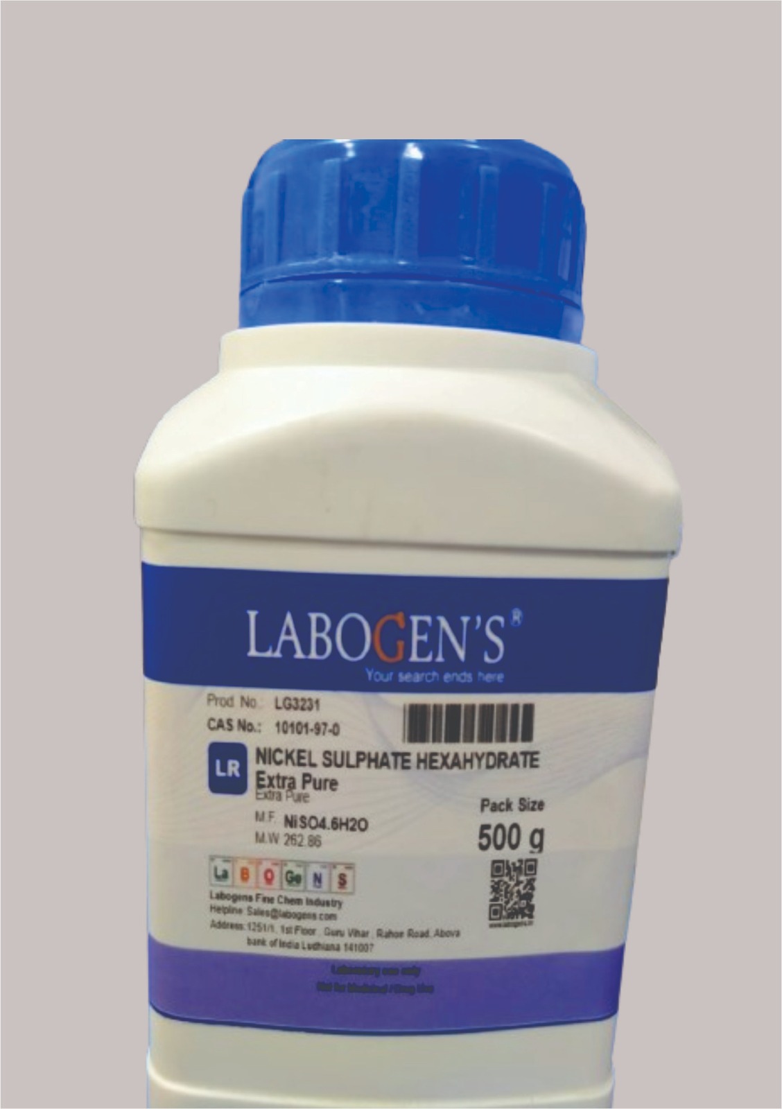 NICKEL SULPHATE  HEXAHYDRATE EXTRA PURE