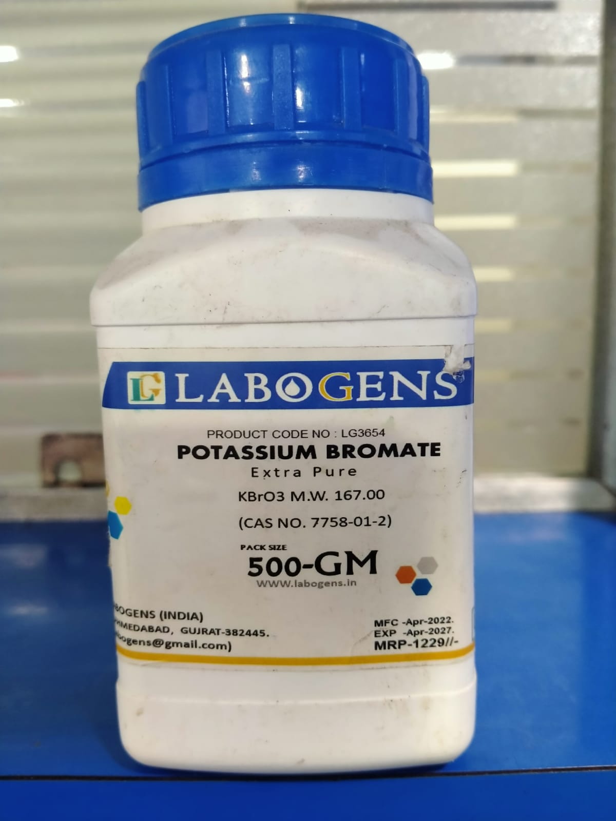 POTASSIUM BROMATE EXTRA PURE