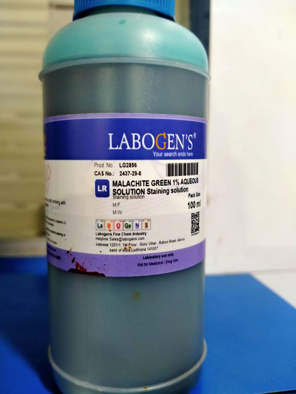 MALACHITE GREEN 1  % AQUEOUS SOLUTION