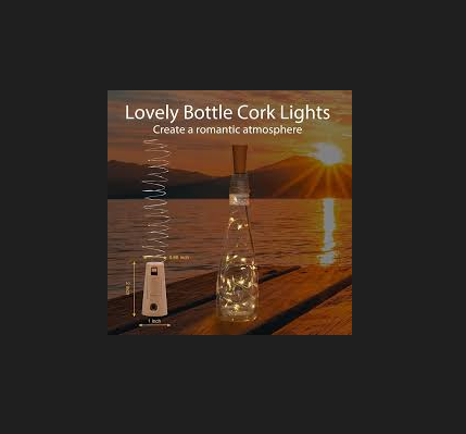 AVN Elite 120 LEDs Gold Steady String Rice Lights Each pack, containing a 10-meter 100 LED string light and a 2-meter 20 LED cork light (COMBO 1+1)