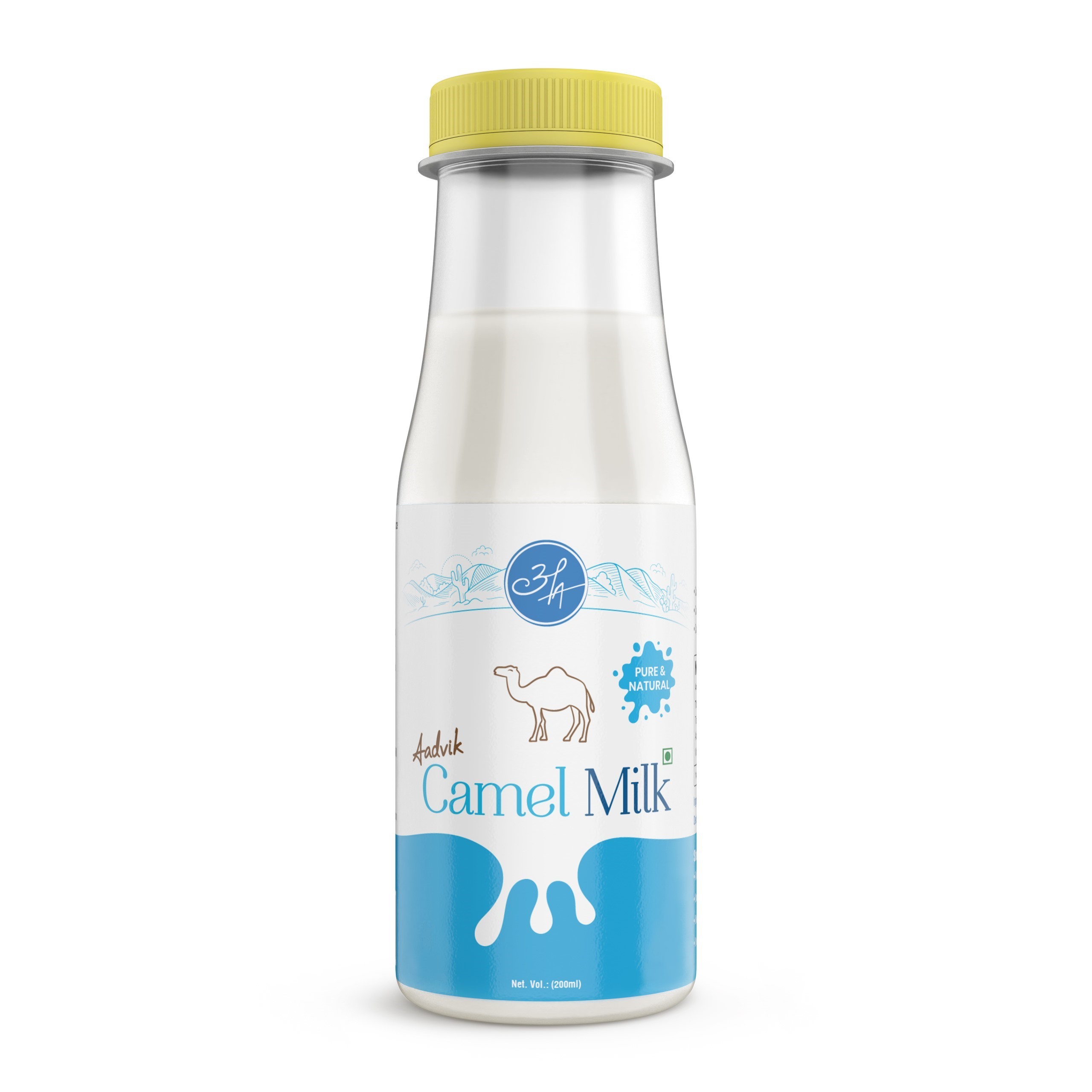 Aadvik Camel Milk | Frozen 200Ml | Liquid
