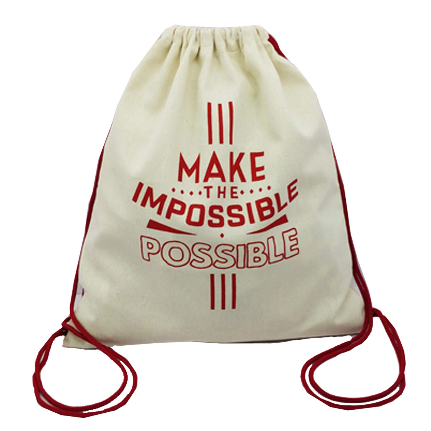 Cotton backpack bags 