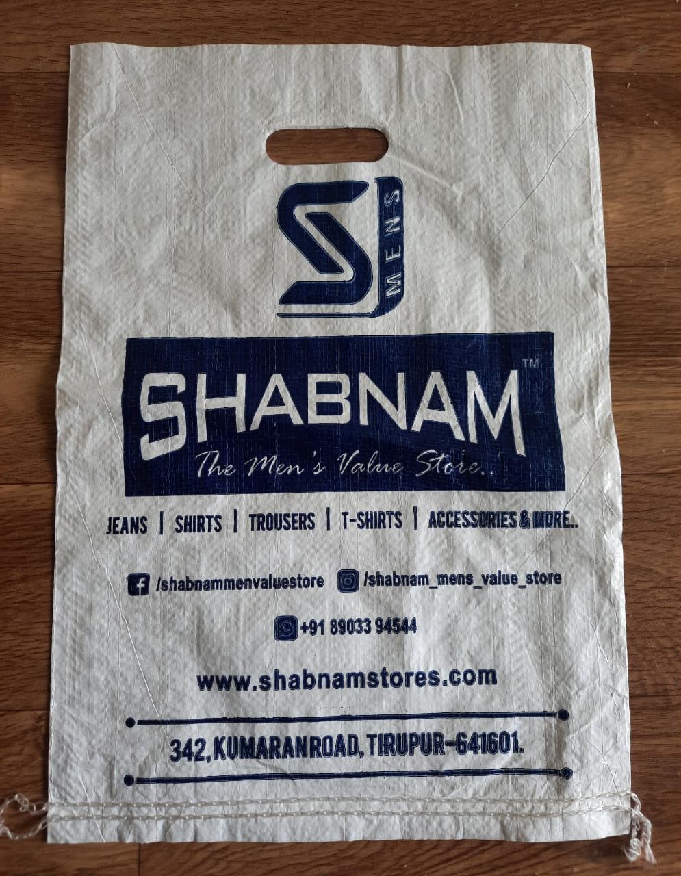 PP Woven bags d cut 