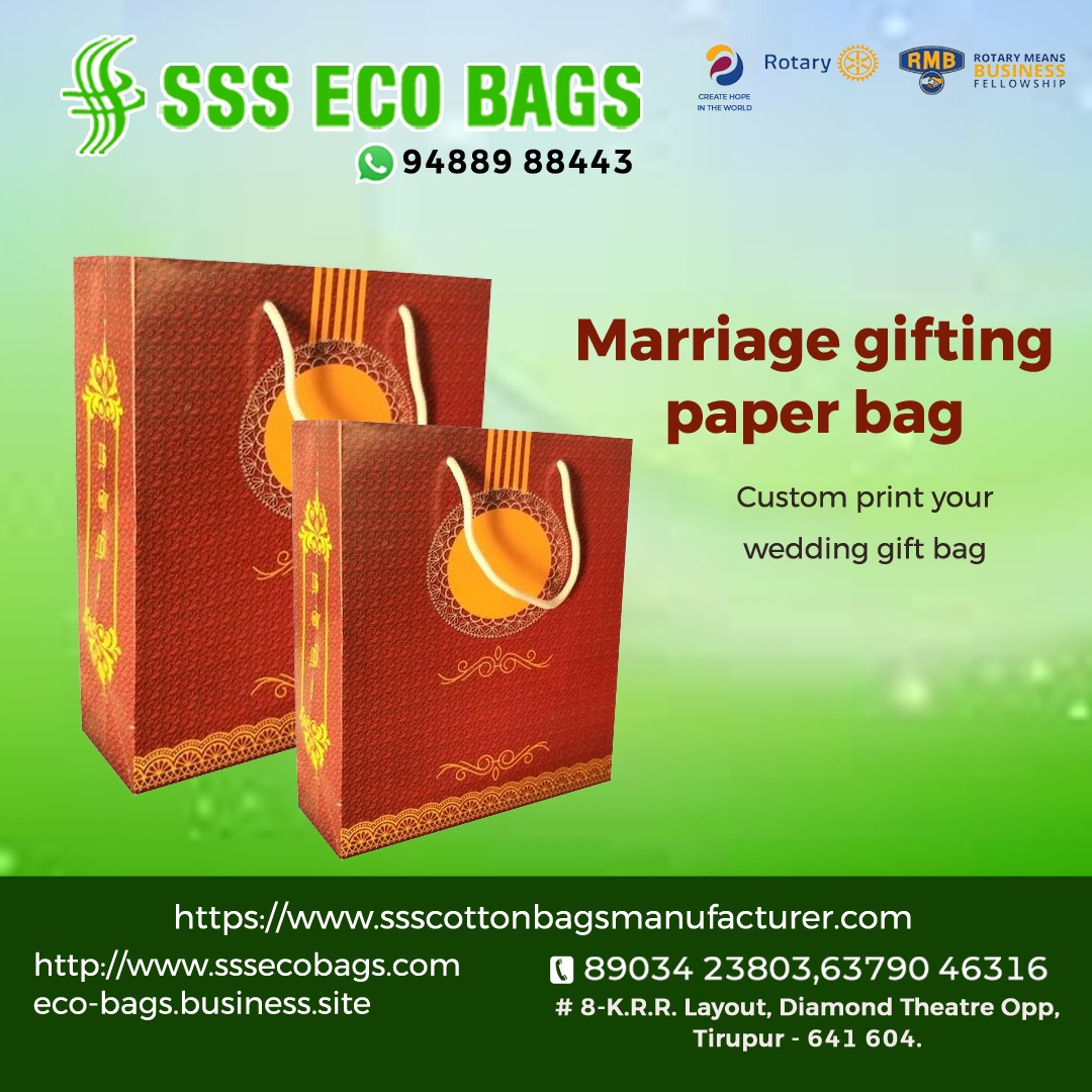 Paper return gift bags 