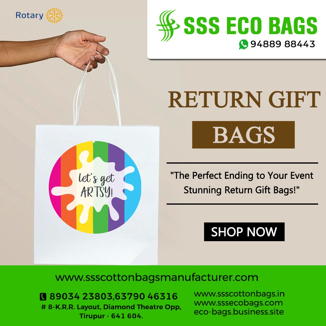 Paper return  gift bags 
