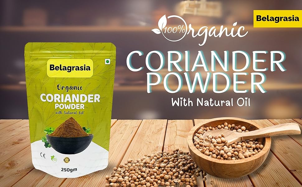 Belagrasia Coriander Powder with Natural Oils | 250g | Dhaniya Powder  