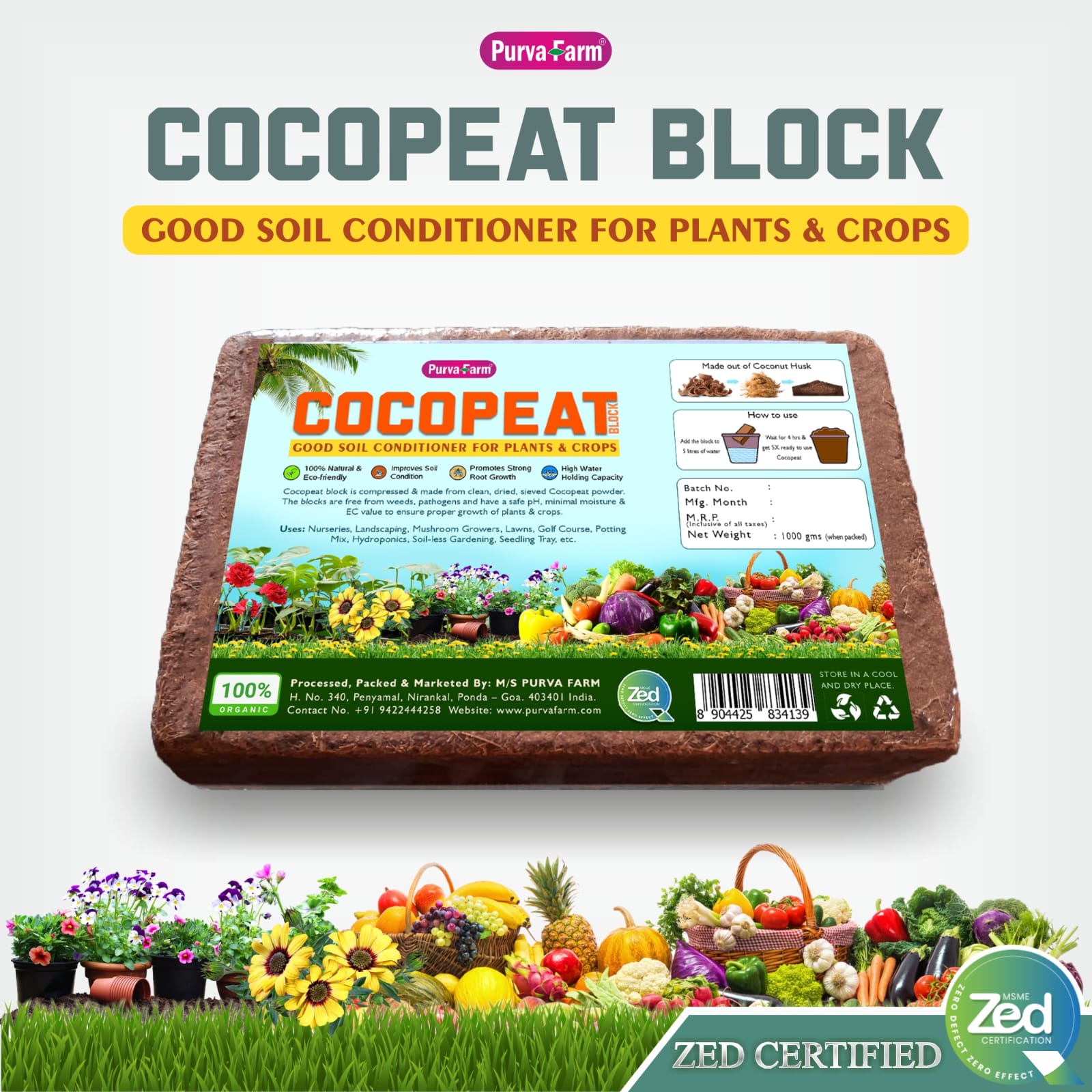 Cocopeat Block 
